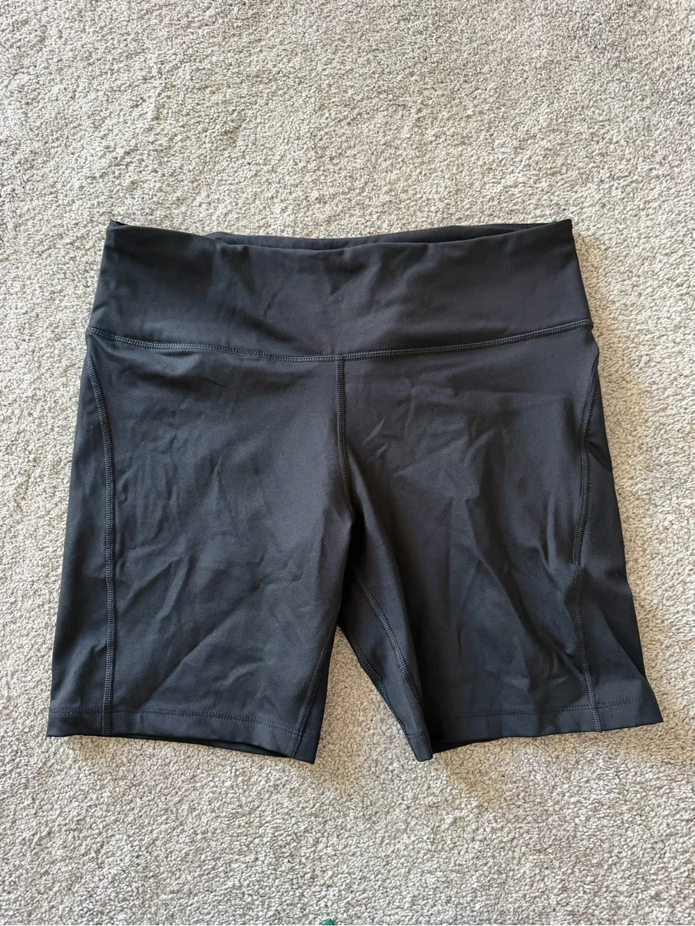 Nike Black Women's Bike Shorts with Wide Waistband